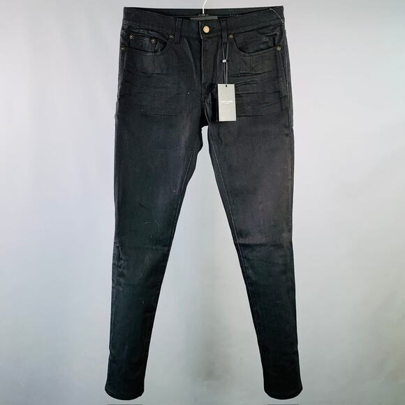 Saint Laurent Other - SAINT LAURENT 2020 Size 31 Black Denim Tapered Five Pockets Jeans